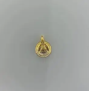 RASI Covering Mangalsutra Pandal for Women | Traditional South Indian Style | Gold Plated Cultural Jewelry | Imitation Temple Design Wedding Necklace (22)