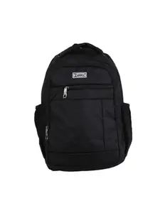 Zenniz Black Laptop Backpack, 15-17 inch Capacity, Water-Resistant Fabric, Multiple Compartments