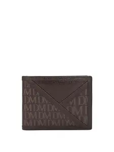 Da Milano Genuine Leather Brown Bifold Mens Wallet with Multicard Slot (10371)