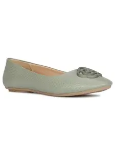 Bata Kathleen Ballerina Womens Casual Ballerina in Green, 7 UK
