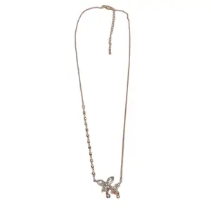 Shivansh Art Jewellery Stylish Long Dual butterfly necklace