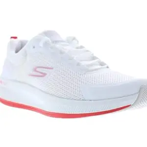 Skechers Women Go Run Pulse Validate Running Shoe White/RED