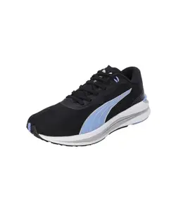 Puma Womens Electrify Nitro 2 WNS Black-Elektro Purple-Silver Running Shoe - 6 UK (37689811)