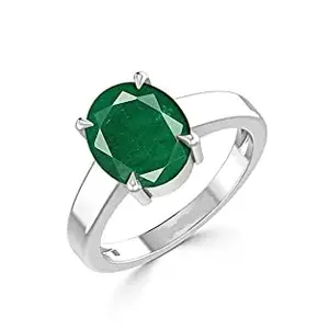 9.25 Ratti Panna (Emerald) Original Stone Adjustable Ring For Men And Women With Lab Certified A10