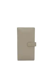 Da Milano Genuine Leather White Women Wallet (10280)