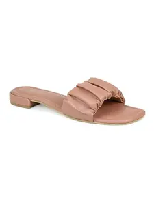 Inc.5 Shoes Women Flat Fashion Sandal 100962_Peach