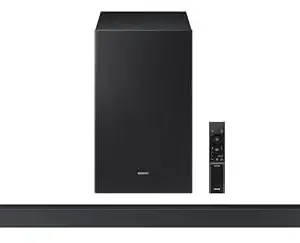 Samsung 250 W 3.1 ch (HW-S700D/XL) Wireless Dolby Atmos True HD Soundbar with Wireless Subwoofer, Center Firing Speakers, Surround Sound, DTS Virtual:X, AirPlay2, Wi-Fi, Bluetooth, HDMI (Titan Black)