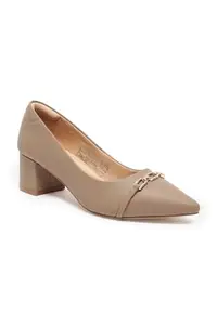 Van Heusen Women Heels Beige