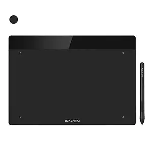 XP-PEN Deco Fun L 10x6 Inches Drawing Tablet Digital Art Tablet with Tilt Support Battery-Free Pen for Digital Drawing, Animation, Online Education and Remote Work(Black) price in India.