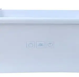 JA Sharma Enterprises Vegetable Basket For Fridge Compatible With Samsung Double Door Refrigerator Gross Volume 253 Liter Full Plastic Box Color White Part code DA61-08973A(Pack of 1)