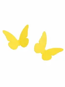 Butterfly Dangle Earrings for Women, Butterfly Drop Earrings Stainless Steel Drops & Danglers RS_0_ERG-877-YLW