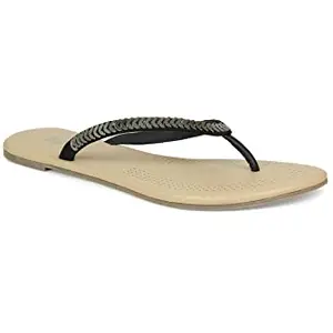 Inc.5 Shoes Women Flat Fashion Sandal 100898_Black