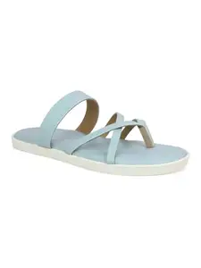 Inc.5 Shoes Woman Flat Fashion Sandal-100869_L.Blue