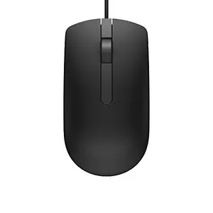 MS116 Wired Optical Mouse, 1000DPI, LED Tracking, Scrolling Wheel, Plug and Play
