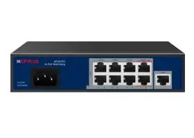 CP PLUS 8EP + 1E 10/100Mbps AI PoE Switch CP-ANW-HP8H1-N12 (Single Up-Link) Compatible with JK Vision POE price in India.