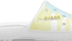 Crocs Unisex-Adult ClassicCrTDGrSd White/Multi Slide-6 Men/ 7 UK Women (M7W9) (206520-94S)