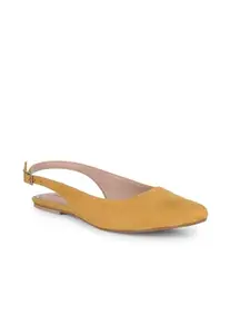 Bata Womens Lacey Plain Flats, (5518027), UK 4 Yellow
