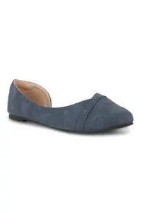 Allen Solly Women Navy Casual Ballerinas