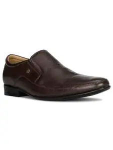 Bata Zealot Slip-ON Mens Formal Slip-On Shoes in Brown
