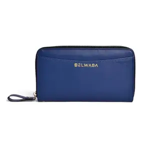 Belwaba Faux Leather Navy/Blue Women's Wallet