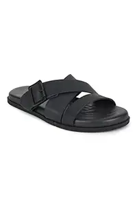 Louis Philippe Navy Sandals