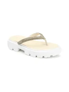 ICONICS Women Sandal,Cream,UK-6