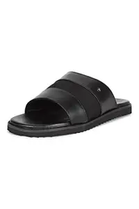 Van Heusen Men's Black Sliders-6 Kids UK (VHSCFRGFF000275 40 EU)