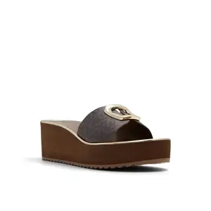Aldo MENHADEN-IN227 Ladies BROWN Wedge Sandals