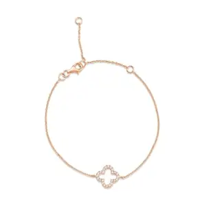 ZAVYA 925 Sterling Silver Floral Rose Gold Plated Bracelet | Gifts For Women And Girls | With Certificate of Authenticity and 925 Hallmark |Rakhi Gift for Sister