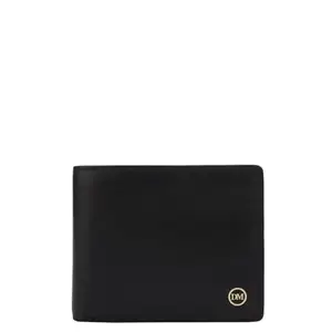 Da Milano Genuine Leather Black Bifold Men Wallet with Multicard Slot (0106K)