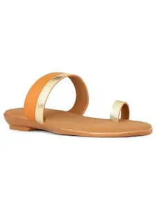 Bata Women's Slip-on Sandal - TAN (5 UK) (5613163)