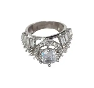 Adjustable American Diamond Ring