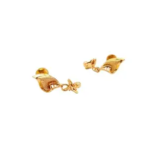 Royal Covering Stylish and Trendy 1 Gram Gold Plated - Jhumki Earring for Women and Girls