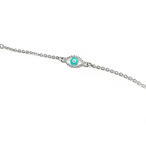 Astroghar Evil Eye Stylish Metal Zircon Finished Bracelet Bracelet for Protection for Men and Women