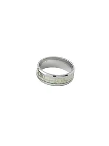 NVR Unisex Stainless Steel Ring