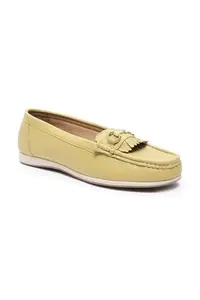 Allen Solly Women Yellow Casual Loafers