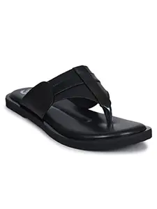 AJANTA Mens Black Sandal CG1028