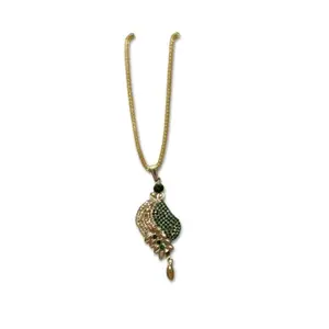 Fancy Green Chain with Pendant for Women and Girls