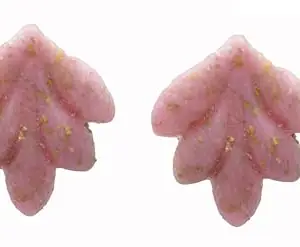 Shimmer & Shine Light Pink Polymer Clay Fashion Earrings for Women & Girls