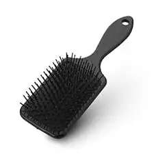 Paddle Hair Brush Straightener For Women, Men Professional Hair Styling (Black)