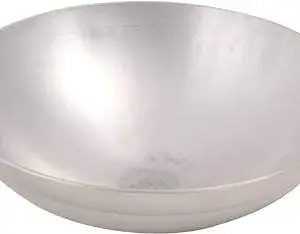 JGS Aluminium Kadai/Frying Pan Without Handle (23cm Diameter, Silver) price in India.