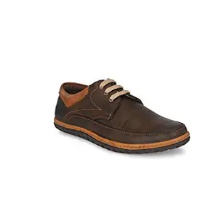 youlike Casual Derby BROWNCOLOR Shoes for Men (Numeric_6)