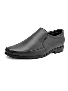FENTACIA Men Black Formal Slip-on Shoes