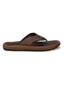 Bata Men's Slip-on Sandal - BROWN (8 UK) (8714812)