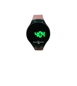 New Round Touch LED Watch for Kids (P-16854757-Free Size)