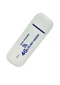 Blue feather 4G LTE WiFi USB Dongle Stick with All Sim Network Support, Plug & Play 4G Data Card with Up to 150Mbps Data Speed