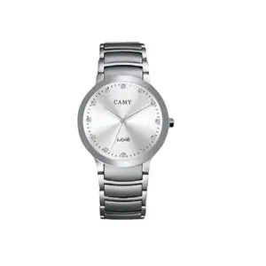 Timeless Elegance The Classic of Analog Watches for Men and Womens (Silver)
