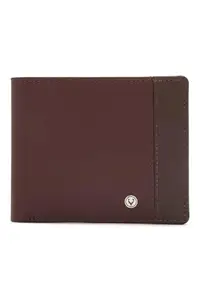 Allen Solly Men Brown Solid Genuine Leather Wallet