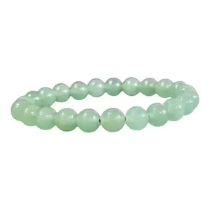aldomin Natural Green Aventurine Healing Crystal Bracelet - Attract Luck, Prosperity, and Positive Energy