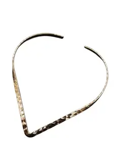 Fashionable Brass Golden plated Statement Hasli Necklace for Women